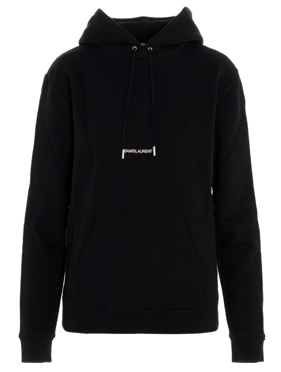 Logo print hoodie #1