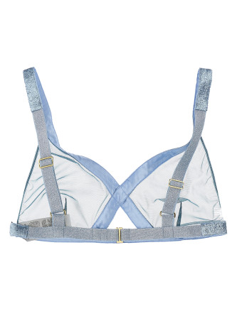 Iridescent sable tulle top #