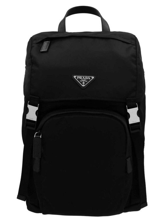 Re-nylon logo backpack #1