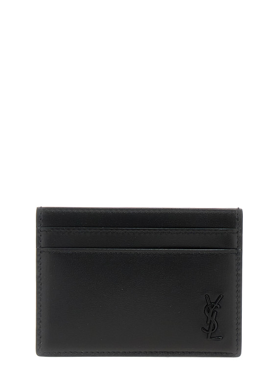Logo leather cardholder #1