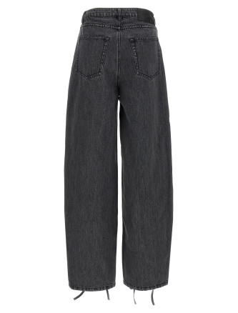 'Denim Laced Leg' jeans #