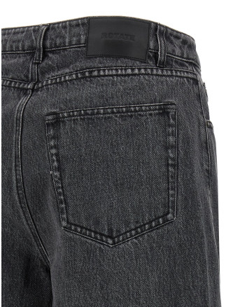 'Denim Laced Leg' jeans #
