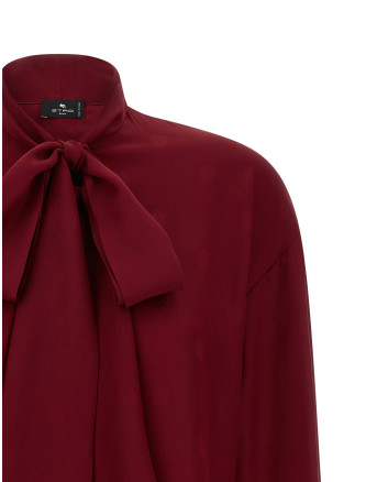 Jacquard Silk blouse #