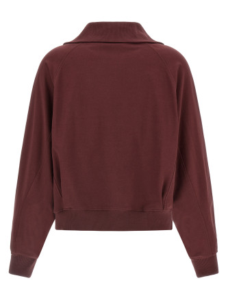 'Shiny Flap Detail' sweatshirt #