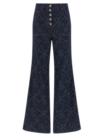 Jacquard jeans