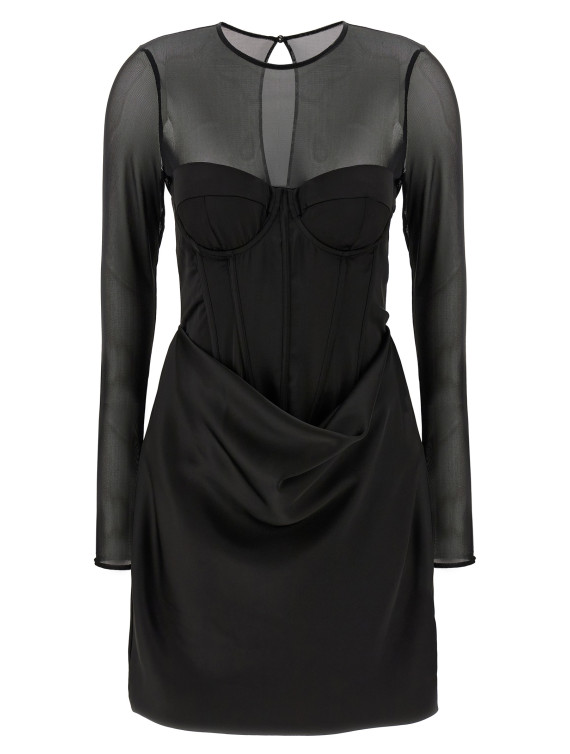 'Satin Corset Mini' dress #1