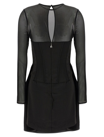 'Satin Corset Mini' dress #