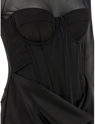 'Satin Corset Mini' dress #