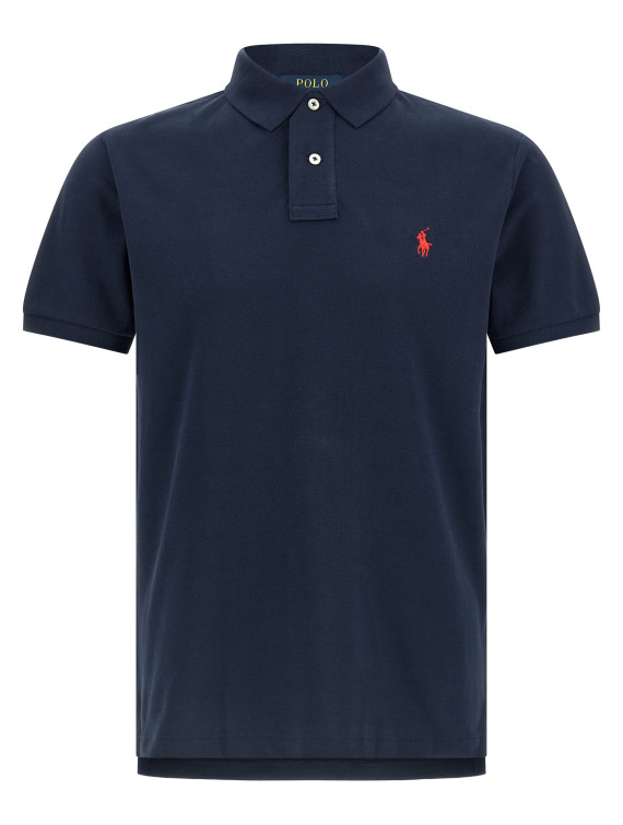 Logo embroidery polo shirt #1