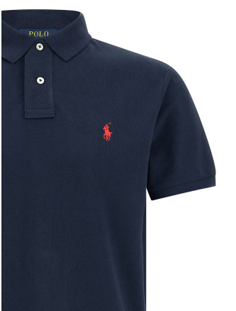 Logo embroidery polo shirt #