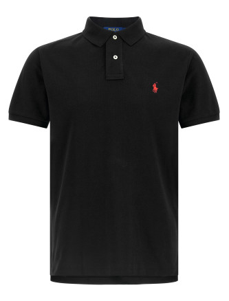 Logo embroidery polo shirt
