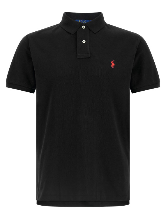 Logo embroidery polo shirt #1