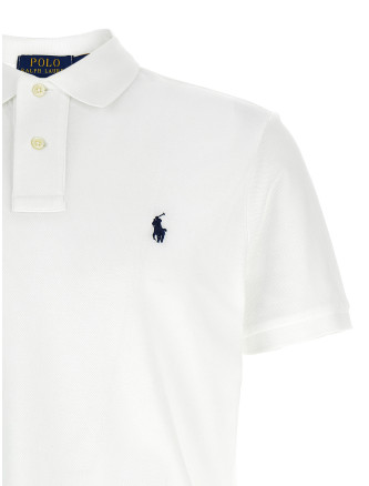 Logo embroidery polo shirt #