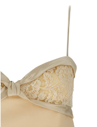 Valentino Garavani pleated ruffles dress #