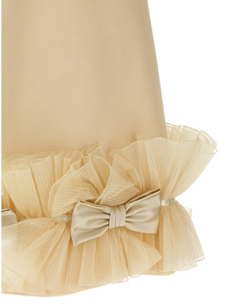 Valentino Garavani pleated ruffles dress #