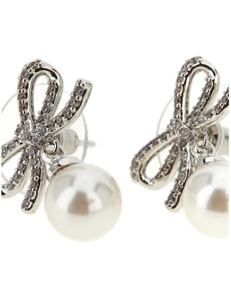 'Bow Pearl' earrings #
