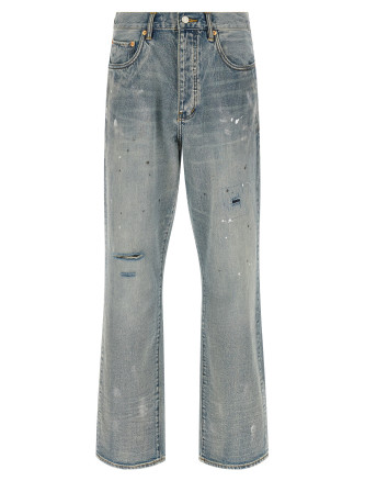 'P011 Vintage Slash Paint' jeans