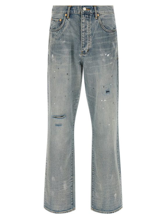 'P011 Vintage Slash Paint' jeans #1