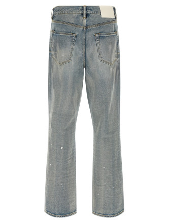 'P011 Vintage Slash Paint' jeans #