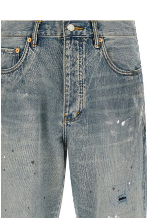 'P011 Vintage Slash Paint' jeans #