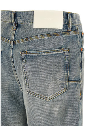 'P011 Vintage Slash Paint' jeans #