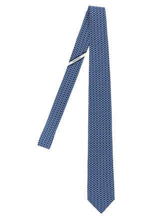 'Gancini' print tie