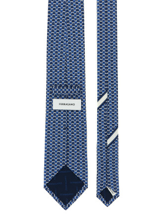 'Gancini' print tie #
