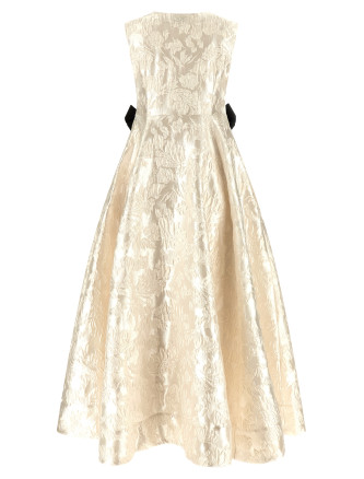 'Cloque V-Neck' dress #