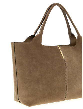 Small to medium suede shopping bag #