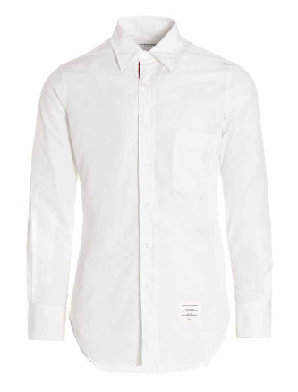 Solid poplin shirt