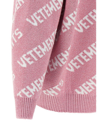 Lurex monogram sweater #