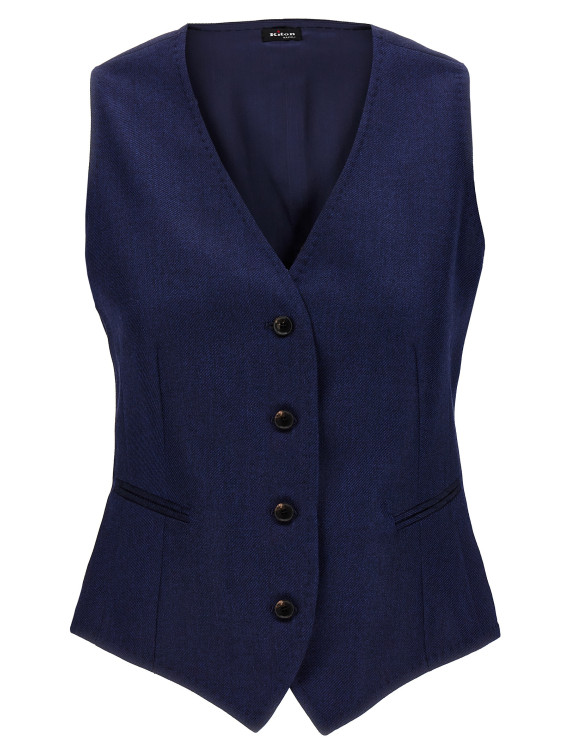 Silk cashmere vest #1