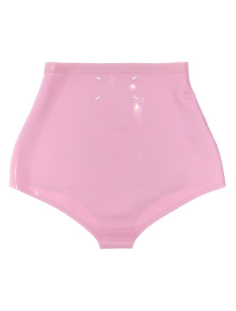 Latex high waist briefs #