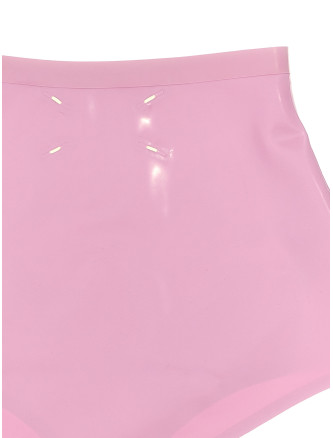 Latex high waist briefs #