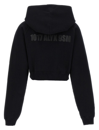 Logo print hoodie #