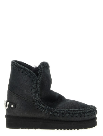 'Eskimo 18 Rhinestone Logo' ankle boots