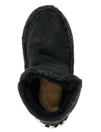 'Eskimo 18 Rhinestone Logo' ankle boots #