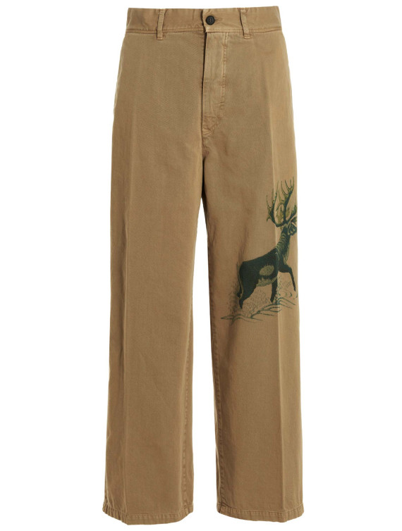Printed cotton trousers #1