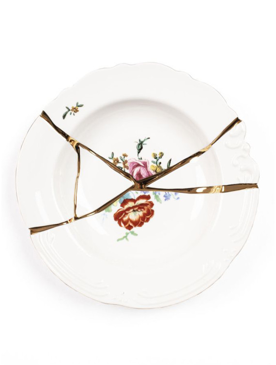 Soup plate 'Kintsugi' ⌀ 22 cm #1
