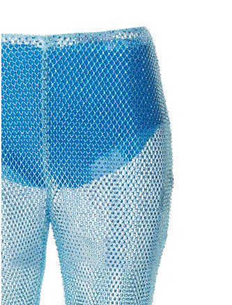 Sequin mesh pants #
