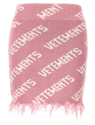 'Iconic Lurex Monogram' skirt