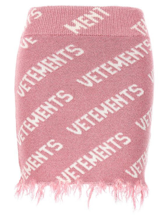 'Iconic Lurex Monogram' skirt #1