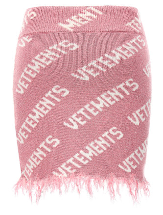 'Iconic Lurex Monogram' skirt #