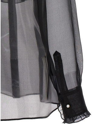 Plastron and ruffle shirt #