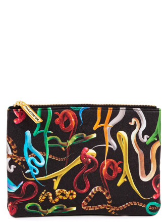 Seletti x Toiletpaper' 'Snakes' pouch
