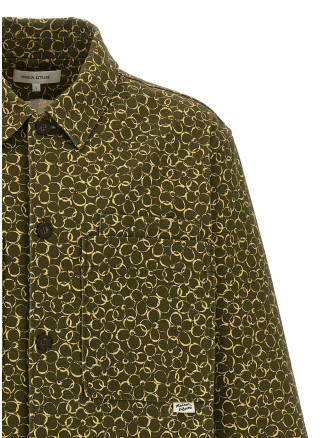 Floral print overshirt #