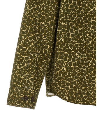 Floral print overshirt #