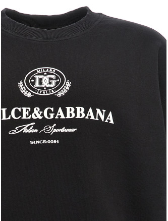 Flocked logo sweatshirt #