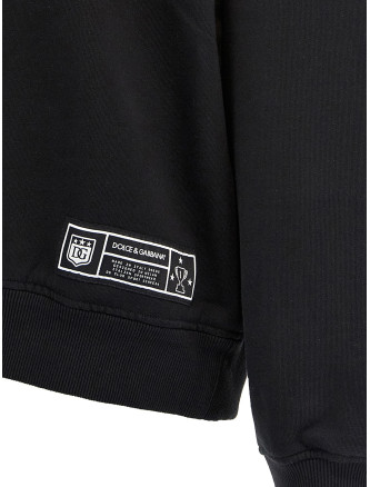 Flocked logo sweatshirt #