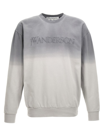 Logo embroidery sweatshirt